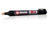 U-Mark - 10412 Bullet/Chisel Replacement Tip For M3 Ink Markers (Pack of 12)
