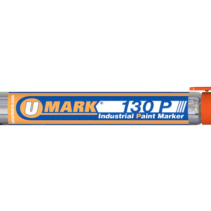 U-Mark - 130P Industrial Paint Marker w/ Reversible Tip (Pack of 12)