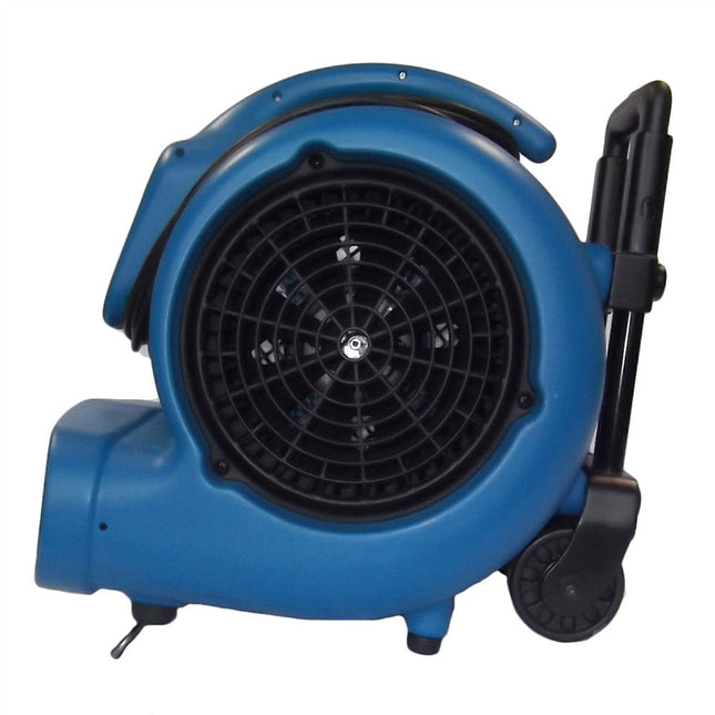 XPOWER X-830H 1HP Air Mover w/ Telescopic Handle & Wheels - Air Mover - XPOWER
