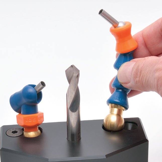 LOC-LINE 41743 14mm X 1/4" Loc-Line Ball Adaptor for 1/4" System, Pack of 2