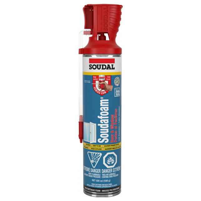 SOUDAL - 157501 All-Season Door & Window Foam (600ml can)