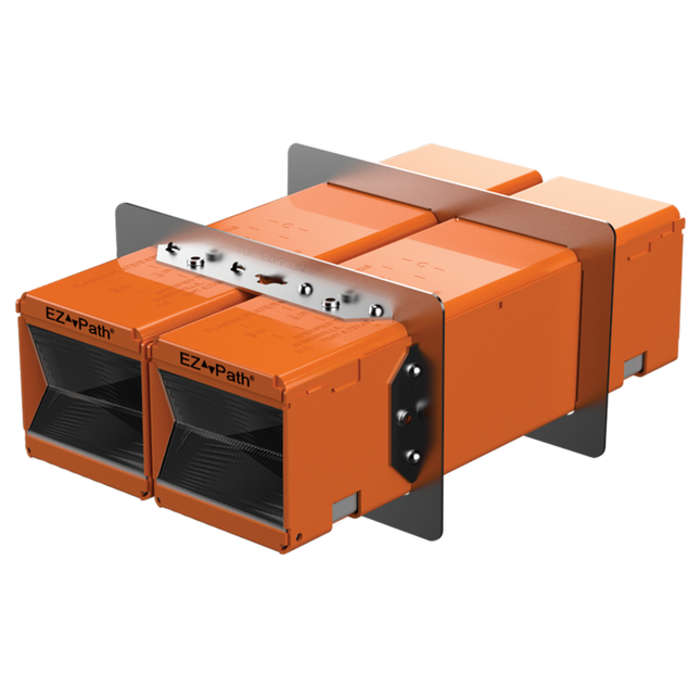 STI - EZDP233GK Series 33 EZ Path 2 Gang Wall Plate with Devices