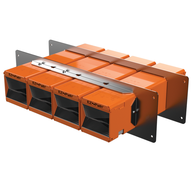 STI - EZDP433GK Series 33 EZ Path 4 Gang Wall Plate with Devices