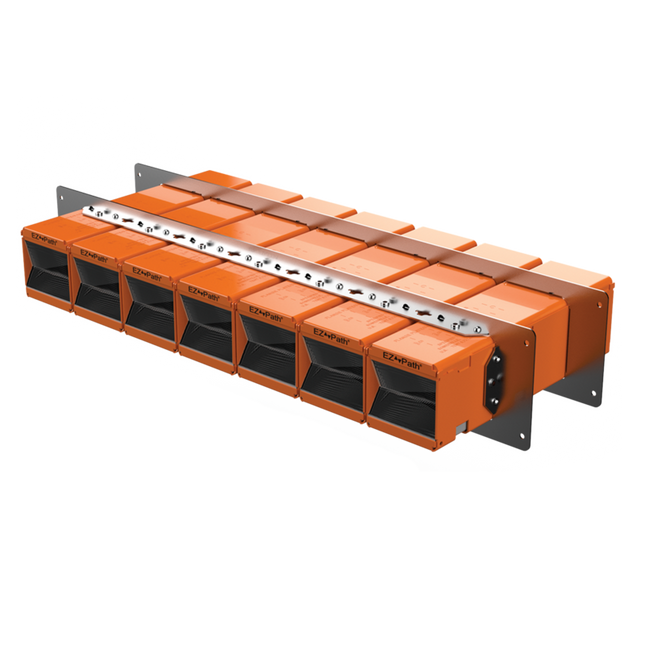 STI - EZDP433GK Series 33 EZ Path 4 Gang Wall Plate with Colored Devices (BWY)