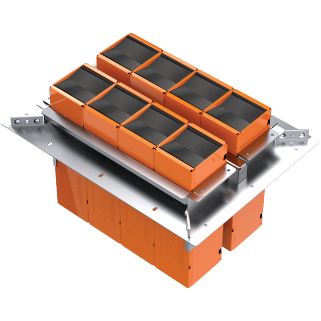 STI - EZDG844S2 Series 44+ EZ Path Floor Grid Package Assembly with 8 Devices