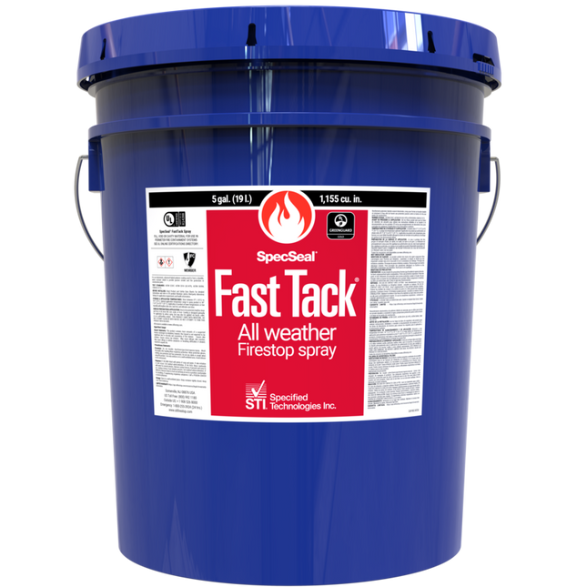 STI - FT305R SpecSeal Fast Tack Spray 5 Gallon Pail (Red)