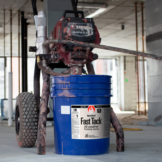 STI - FT305R SpecSeal Fast Tack Spray 5 Gallon Pail (Red)