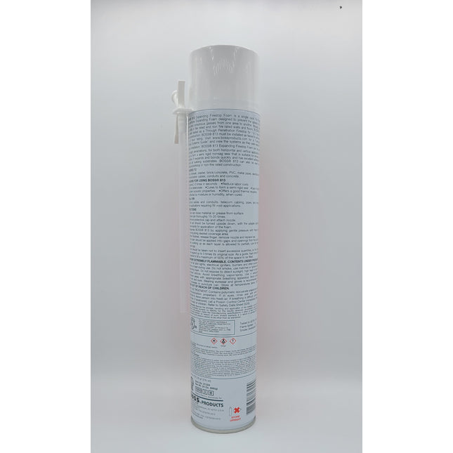 BOSS - 813 Firestop Foam Red 24oz Can