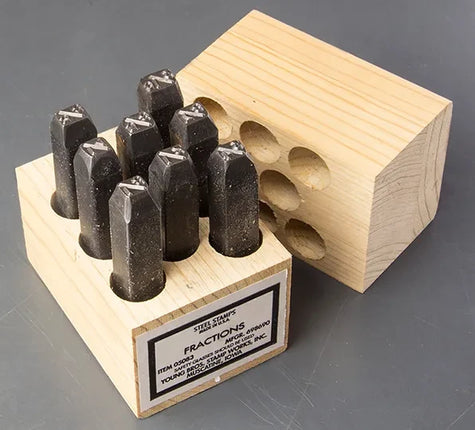 Young Brothers - 03083 - Fractions Heavy Duty 8 Piece Set 1/8"