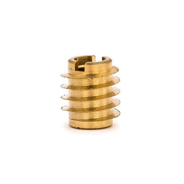 E-Z LOK™ - 400-M3 Pack of 10 - E-Z Knife™ Threaded Insert for Hard Wood - Brass - M3-0.5