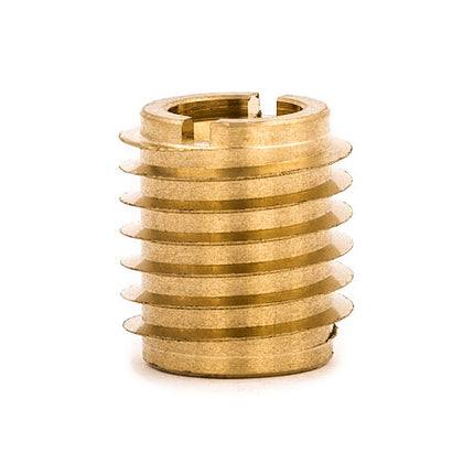 E-Z LOK™ - 400-332 Pack of 25 - E-Z Knife™ Threaded Insert for Hard Wood - Brass - 10-32