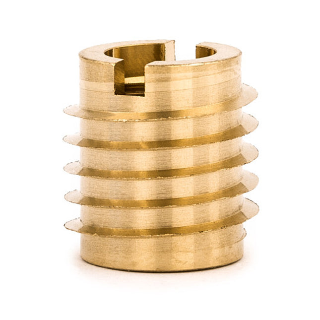 E-Z LOK™ - 400-5 Pack of 10 - E-Z Knife™ Threaded Insert for Hard Wood - Brass - 5/16-18