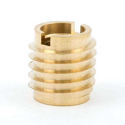 E-Z LOK™ - 400-428 Pack of 25 - E-Z Knife™ Threaded Insert for Hard Wood - Brass - 1/4-28