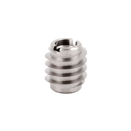 E-Z LOK™ - 400-006-CR Pack of 10 - E-Z Knife™ Threaded Insert for Hard Wood - Stainless Steel - 6-32