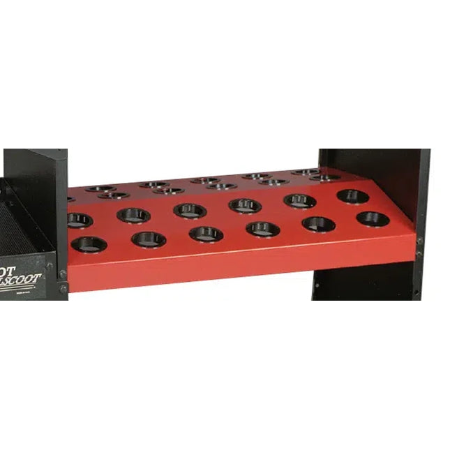 HUOT 95916 ToolScoot HSK100A Taper Angled Middle Shelf 18 Capacity