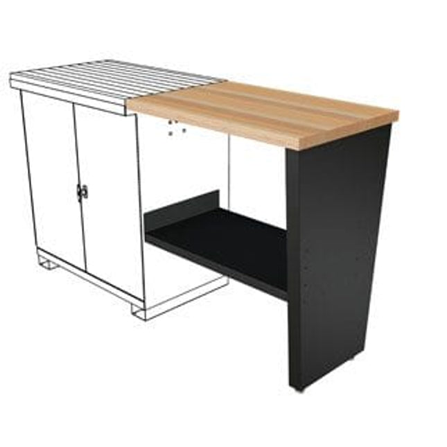 HUOT 77277 Workstation Extension W/Shelf