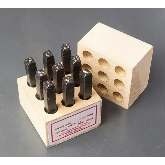 Young Brothers - 01091 - Machine Made Number Set 1/16"
