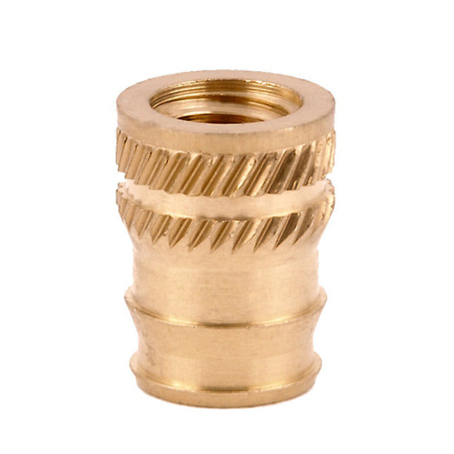 E-Z LOK™ - DV-M50-TH Pack of 50 - E-Z Sonic™ Threaded Insert for Plastic - Tapered - Double vane - M5-0.8