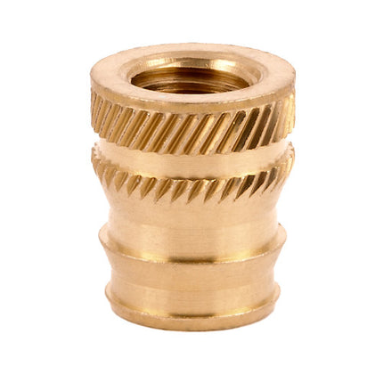 E-Z LOK™ - DV-518-TH Pack of 25 - E-Z Sonic™ Threaded Insert for Plastic - Tapered - Double vane - 5/16-18