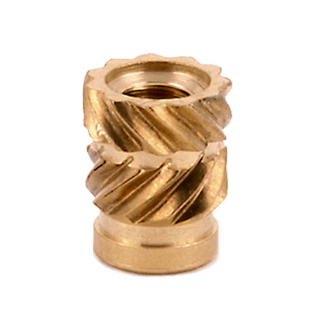 E-Z LOK™ - HI-004-WH Pack of 100 - E-Z Sonic™ Threaded Insert for Plastic - Straight - Flush - 4-40