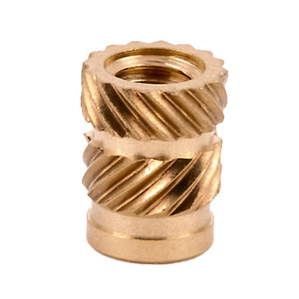 E-Z LOK™ - HI-008-WH Pack of 100 - E-Z Sonic™ Threaded Insert for Plastic - Straight - Flush - 8-32