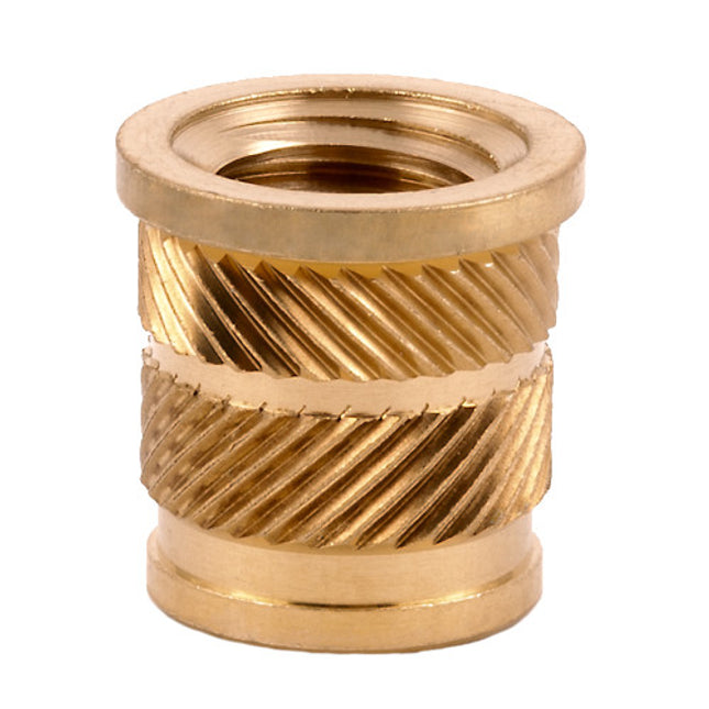 E-Z LOK™ - HI-324-WH Pack of 25 - E-Z Sonic™ Threaded Insert for Plastic - Straight - Flush - 3/8-24