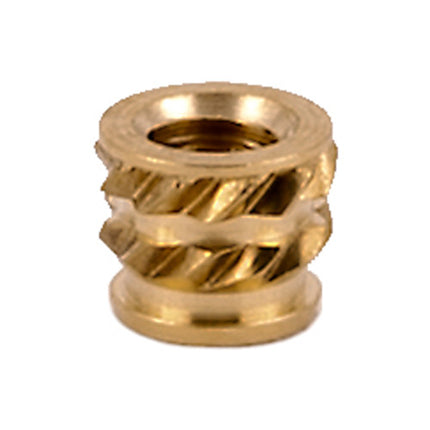 E-Z LOK™ - TH-002-SV Pack of 100 - E-Z Sonic™ Threaded Insert for Plastic - Tapered - Single Vane - 2-56