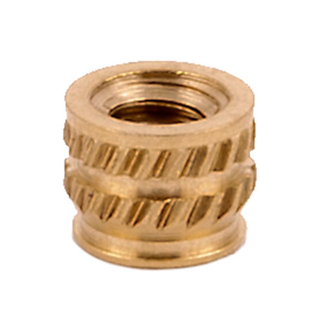 E-Z LOK™ - TH-004-SV Pack of 100 - E-Z Sonic™ Threaded Insert for Plastic - Tapered - Single Vane - 4-40