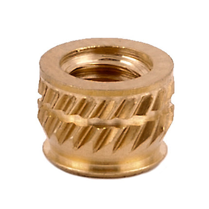 E-Z LOK™ - TH-008-SV Pack of 100 - E-Z Sonic™ Threaded Insert for Plastic - Tapered - Single Vane - 8-32
