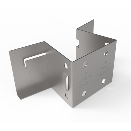 STI - SC25020 Quick Clip "U" Bracket 2.5" Wide Mullion 2" Thick Insulation