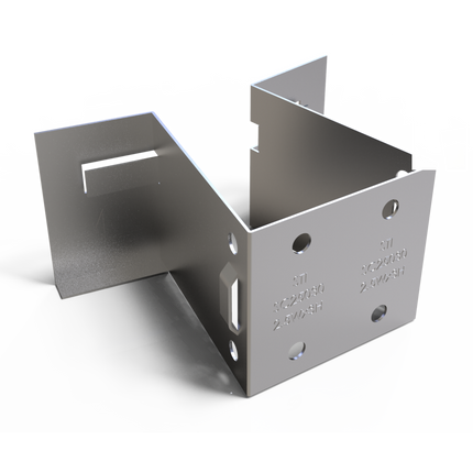 STI - SC25030 Quick Clip "U" Bracket 2.5" Wide Mullion 3" Thick Insulation