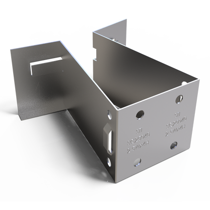 STI - SC25040 Quick Clip "U" Bracket 2.5" Wide Mullion 4" Thick Insulation