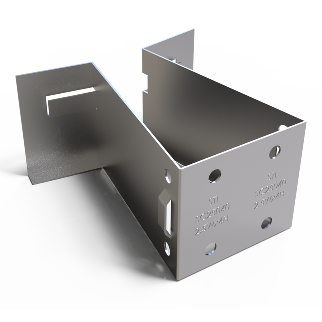 STI - SC25040 Quick Clip "U" Bracket 2.5" Wide Mullion 4" Thick Insulation