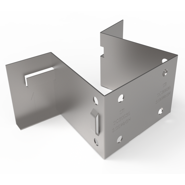 STI - SC30030 Quick Clip "U" Bracket 3" wide Mullion 3" thick Insulation