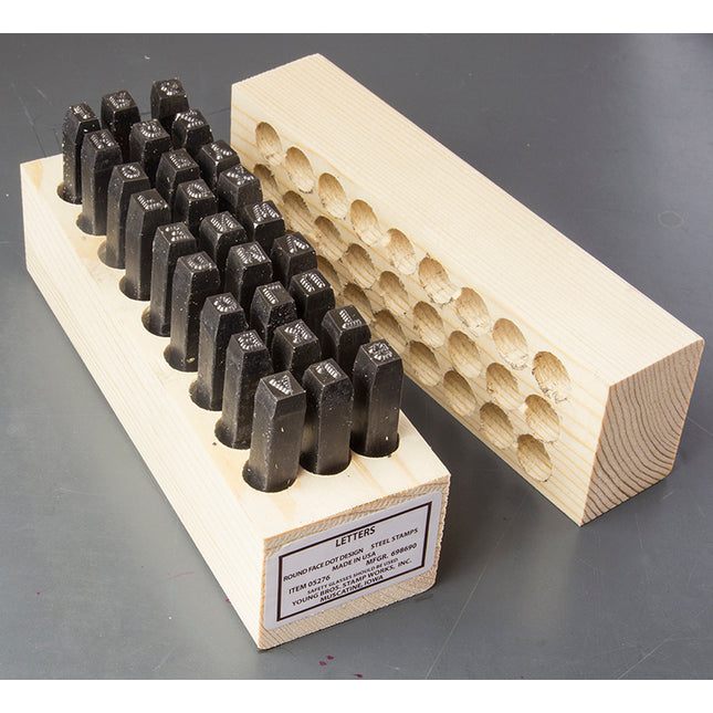 Young Brothers - 06276 - Round Face Dot Letter Set 1/4"