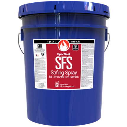 STI - SFS105 SpecSeal Safing Spray for Perimeter Fire Barriers 5 Gallon Pail