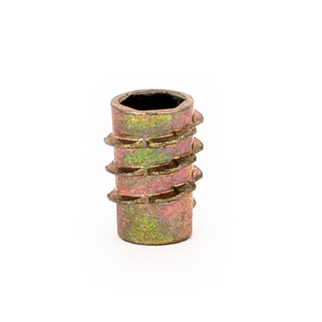 E-Z LOK™ - 800832-10 Pack of 100 - E-Z Hex™ Threaded Insert for Soft Wood - Flush - 8-32 x 10mm