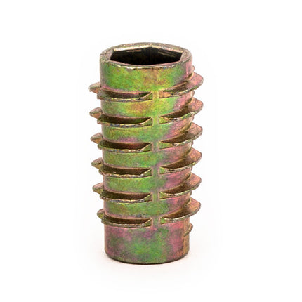 E-Z LOK™ - 851618-25 Pack of 25 - E-Z Hex™ Threaded Insert for Soft Wood - Flush - 5/16-18 x 25mm