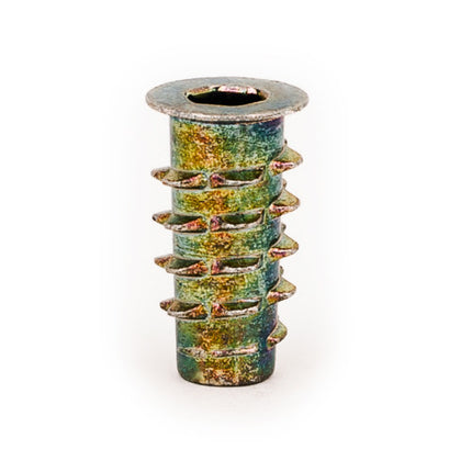 E-Z LOK™ - 901024-20 Pack of 50 - E-Z Hex™ Threaded Insert for Soft Wood - Flanged - 10-24 x 20mm