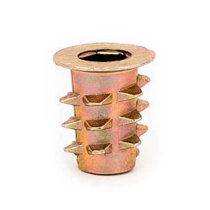 E-Z LOK™ - 901032-13 Pack of 50 - E-Z Hex™ Threaded Insert for Soft Wood - Flanged - 10-32 x 13mm
