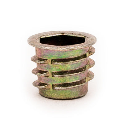 E-Z LOK™ - 901050-13 Pack of 25 - E-Z Hex™ Threaded Insert for Soft Wood - Flanged - M10-1.5 x 13mm