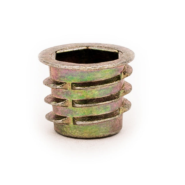 E-Z LOK™ - 901050-13 Pack of 25 - E-Z Hex™ Threaded Insert for Soft Wood - Flanged - M10-1.5 x 13mm
