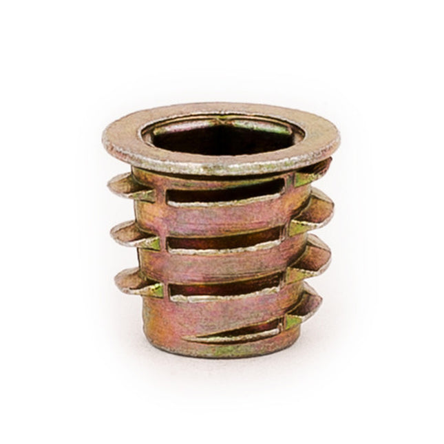 E-Z LOK™ - 908125-13 Pack of 25 - E-Z Hex™ Threaded Insert for Soft Wood - Flanged - M8-1.25 x 13mm