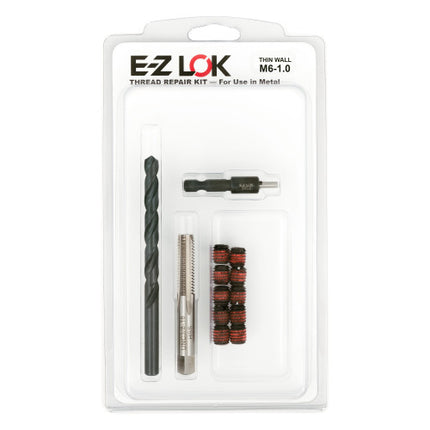 E-Z LOK™ - EZ-310-M6 Pack of 1 - E-Z LOK Thread Repair Kit for Metal - Thin Wall - M6-1.0 x 3/8-16