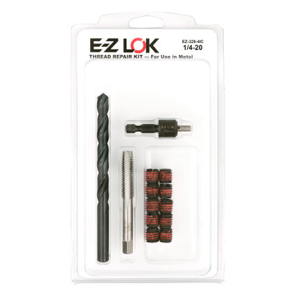 E-Z LOK™ - EZ-329-4IC Pack of 1 - E-Z LOK Thread Repair Kit for Metal - Screw Locking - 1/4-20 x 7/16-14