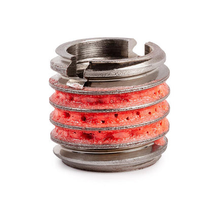 E-Z LOK™ - 303-6 Pack of 5 - E-Z LOK Threaded Insert for Metal - Standard Wall - 303 Stainless - 3/8-16 x 9/16-12