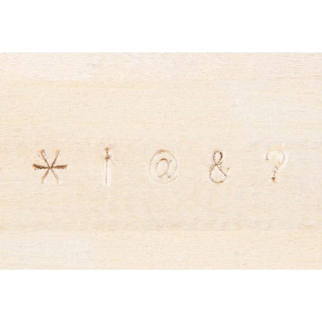 Young Brothers - 06670 - Punctuation Stamp Set (15Pc) 1/4"