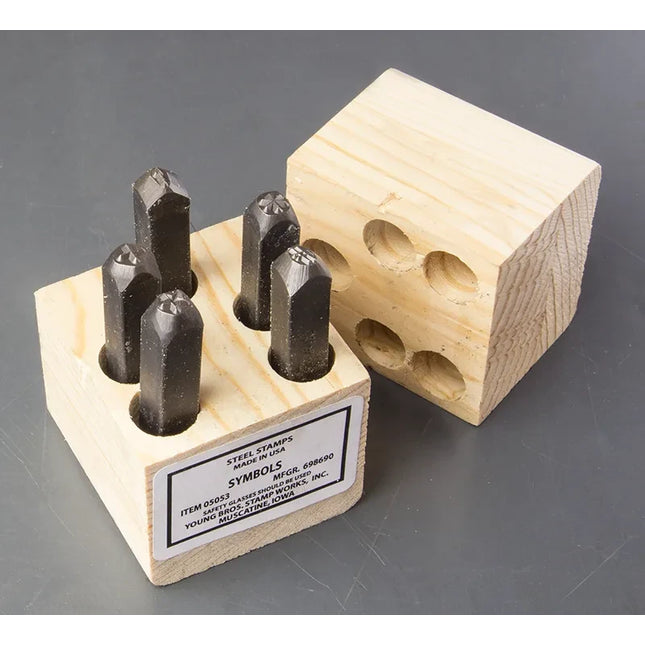 Young Brothers - 03053 - Symbols Heavy Duty 5 Piece Set 1/8"